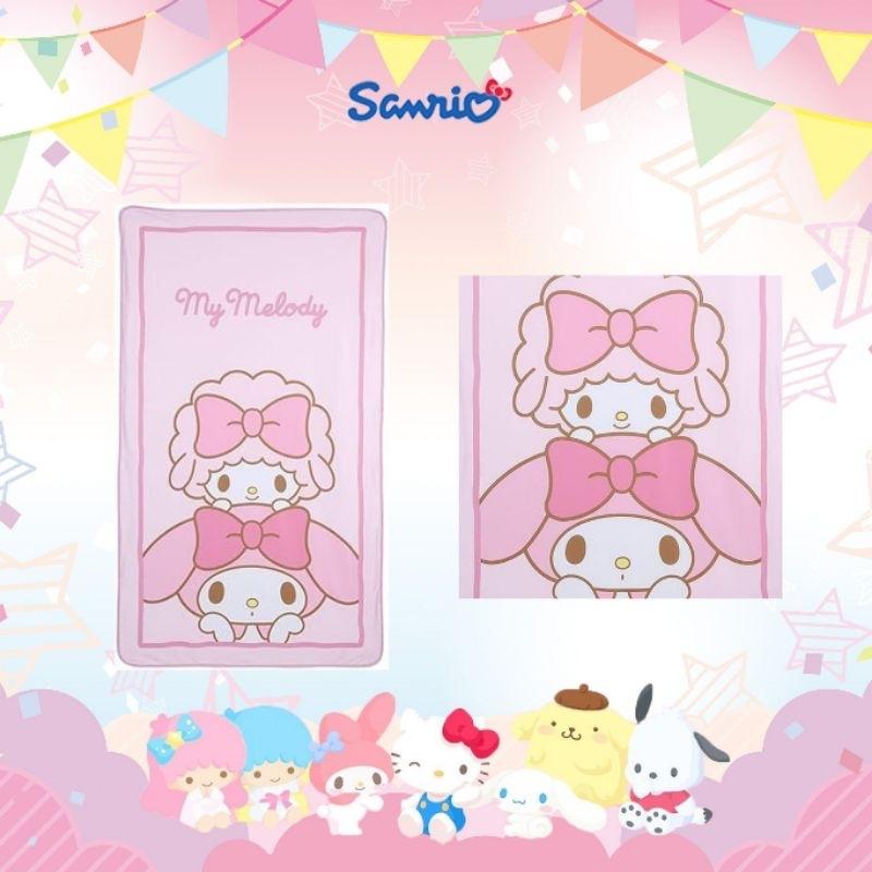 「日本🇯🇵」👍涼感冷氣毯-三麗鷗SANRIO 庫洛米/美樂蒂/大耳狗/HELLO KITTY/帕洽狗/酷企鵝 正版授權-細節圖4