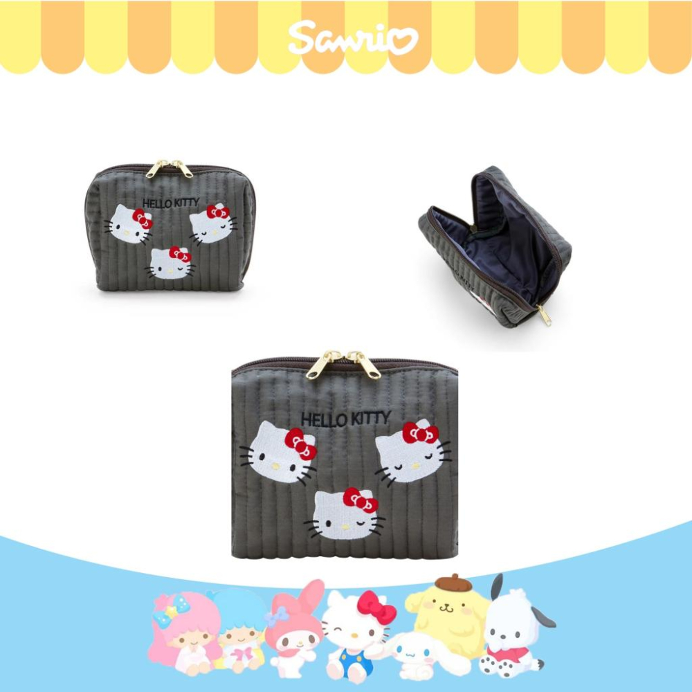 「日本🇯🇵」刺繡化妝包-三麗鷗sanrio正版授權-細節圖2