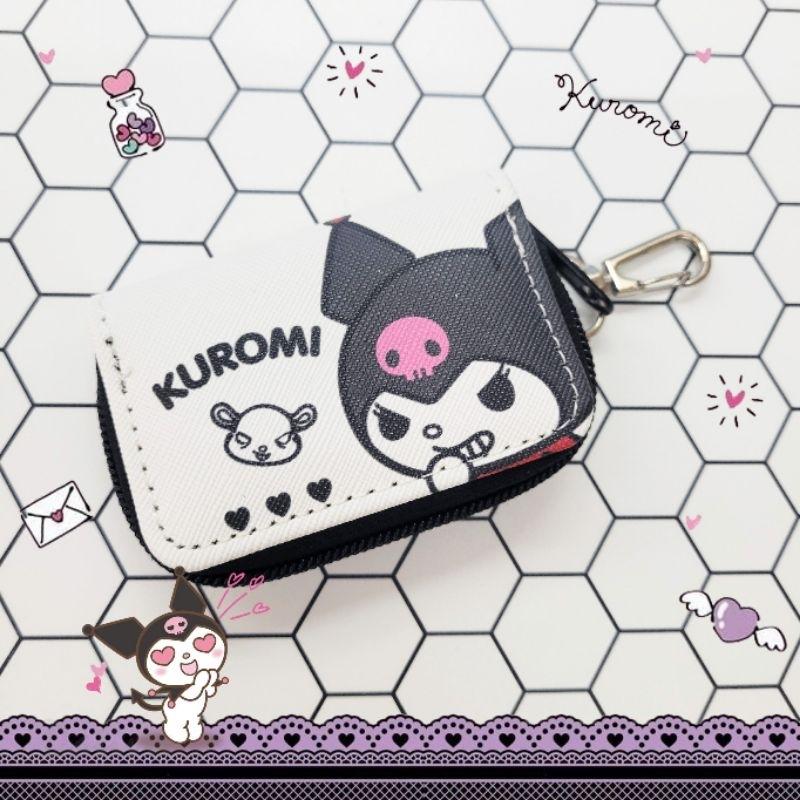 「日本🇯🇵」皮套鑰匙圈 收納 庫洛米 KUROMI 三麗鷗SANRIO正版授權-細節圖4