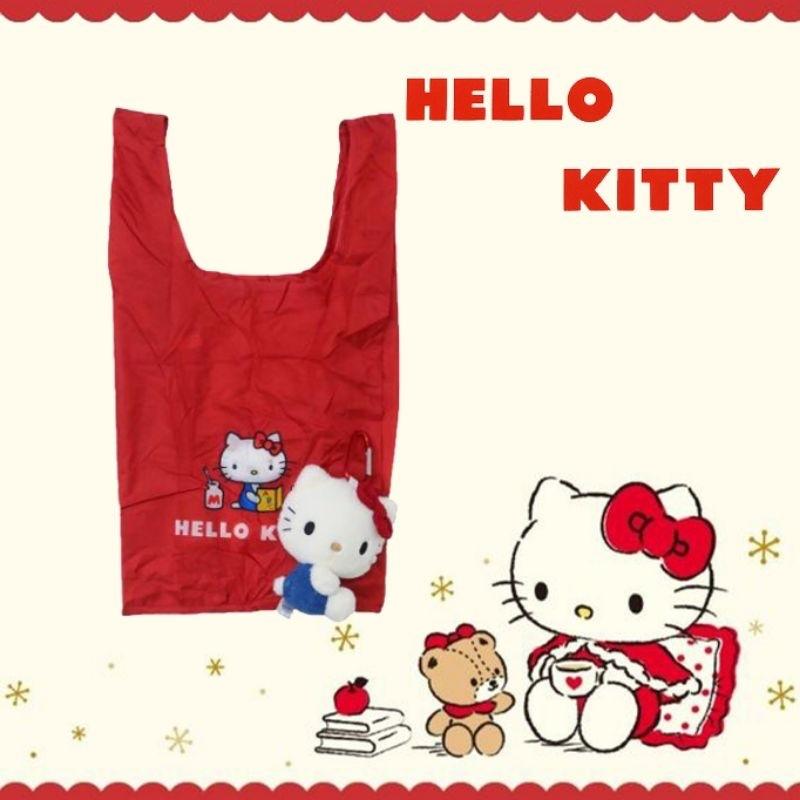 「日本🇯🇵」造型玩偶環保袋 收納 HELLO KITTY 三麗鷗SANRIO正版授權-細節圖2