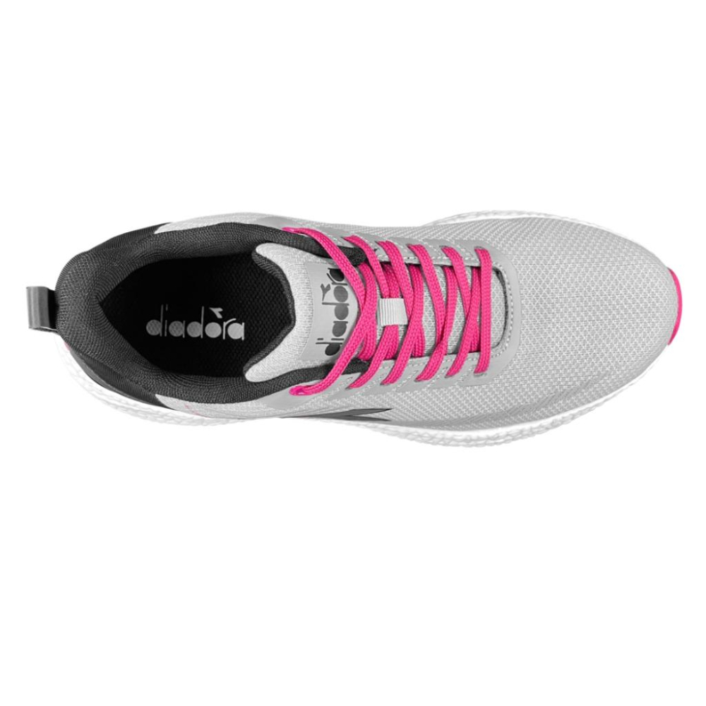 『DIADORA』女段專業輕量慢跑鞋(灰桃)-細節圖2
