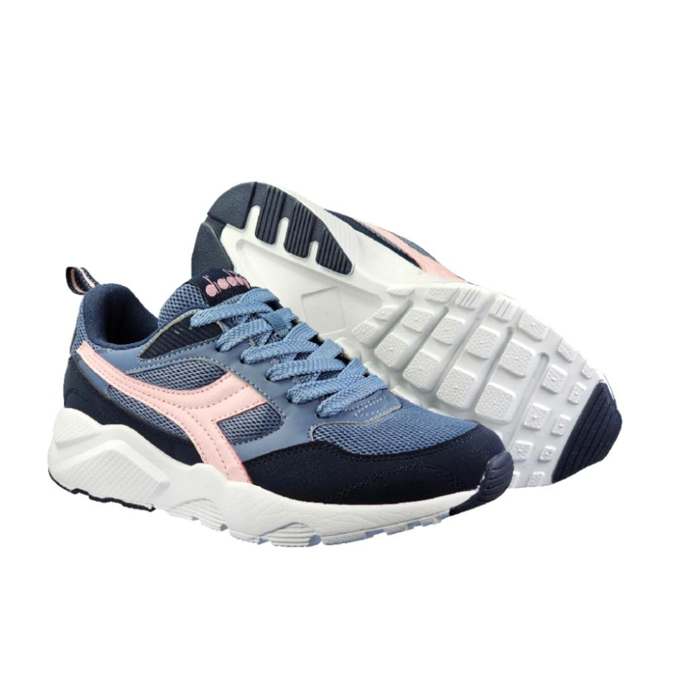 『DIADORA』女段運動時尚生活休閒鞋 －－－慢跑鞋 ( 藍粉)-細節圖4