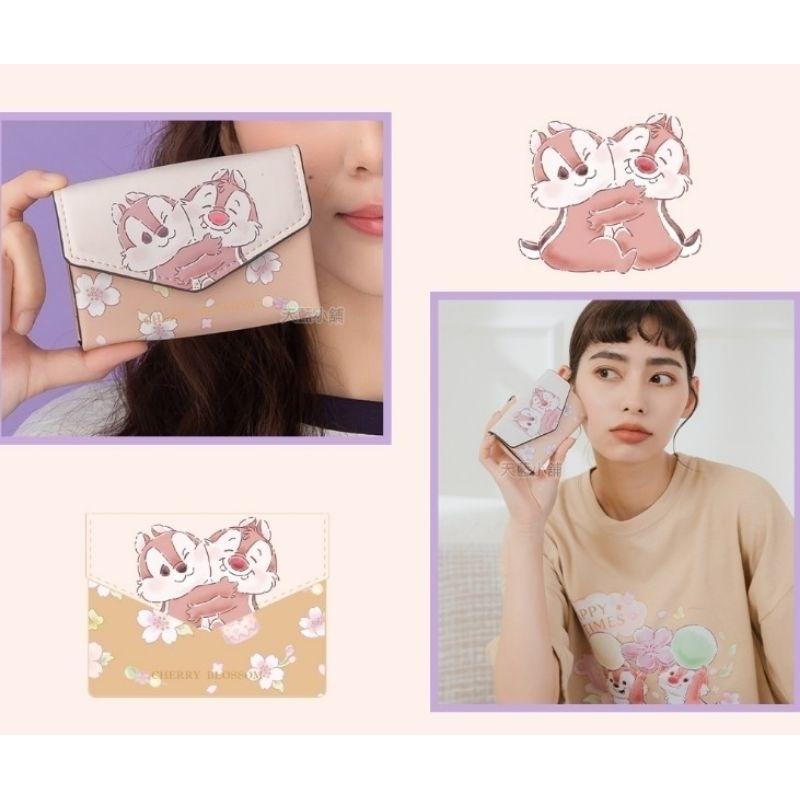 「日本🇯🇵」春暖花開櫻花信封零錢包-迪士尼 DISNEY 維尼小豬/奇奇蒂蒂/史迪奇安琪 正版授權-細節圖7