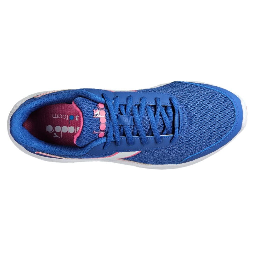 『DIADORA』EAGLE 6 W 女段義大利設計輕量慢跑鞋  藍-細節圖3