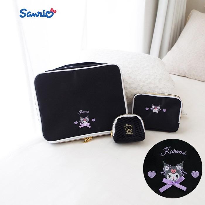 「日本🇯🇵」緞面旅行收納包3入組-三麗鷗SANRIO正版授權-細節圖2