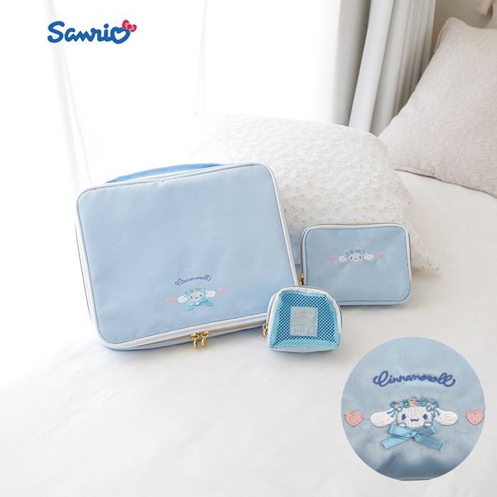 「日本🇯🇵」緞面旅行收納包3入組-三麗鷗SANRIO正版授權-細節圖4