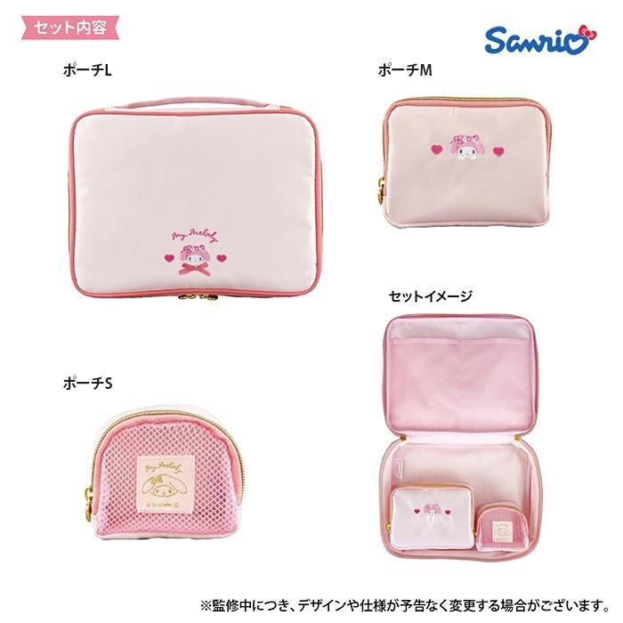 「日本🇯🇵」緞面旅行收納包3入組-三麗鷗SANRIO正版授權-細節圖6