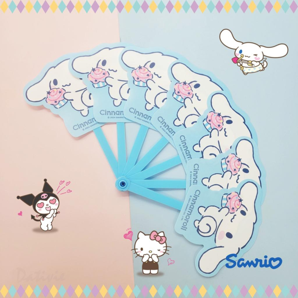 「日本🇯🇵」夏天造形人形扇-三麗鷗SANRIO正版授權-細節圖4