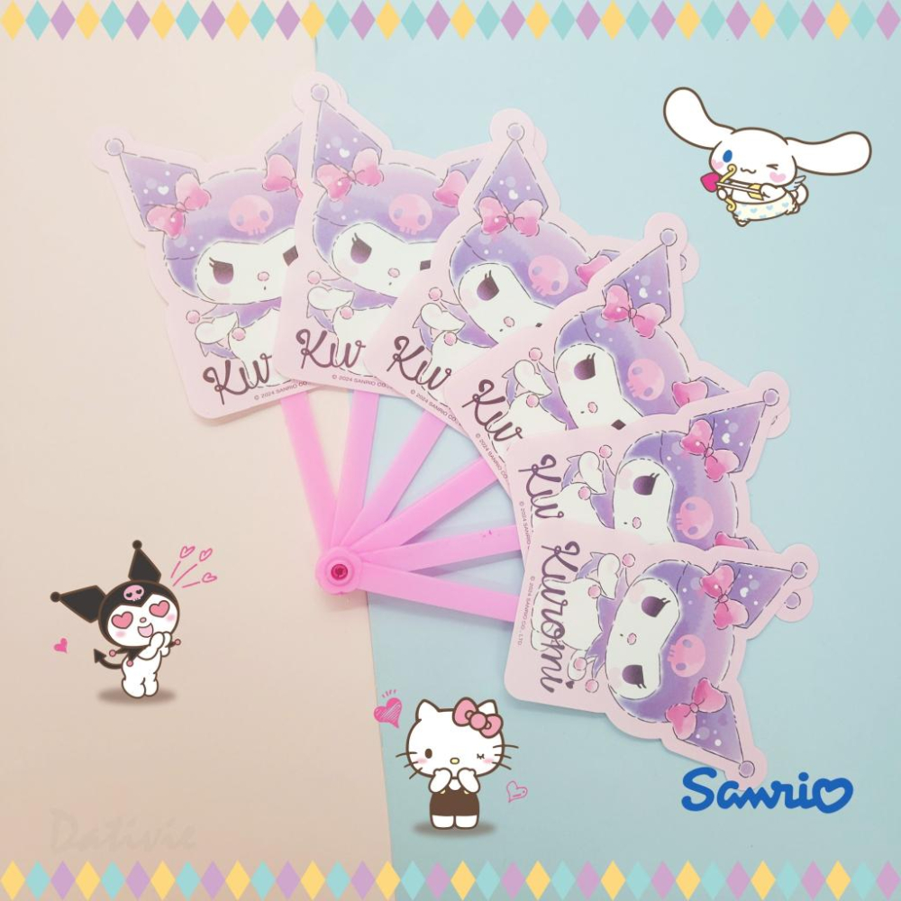 「日本🇯🇵」夏天造形人形扇-三麗鷗SANRIO正版授權-細節圖5