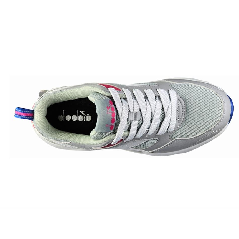 『DIADORA』女段運動時尚生活休閒鞋 (灰白)-細節圖2