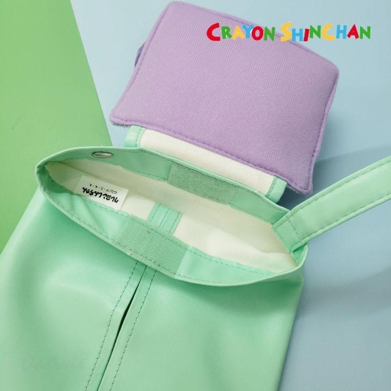 「日本🇯🇵」車用吊掛式面紙套 小白 蠟筆小新 CRAYON SHINCHAN 正版授權-細節圖5