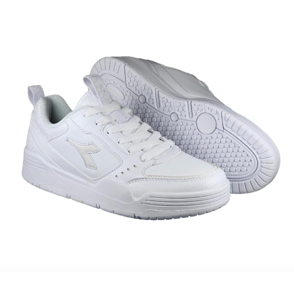 『DIADORA』男段運動生活休閒鞋 (全能戰士   白)-細節圖4