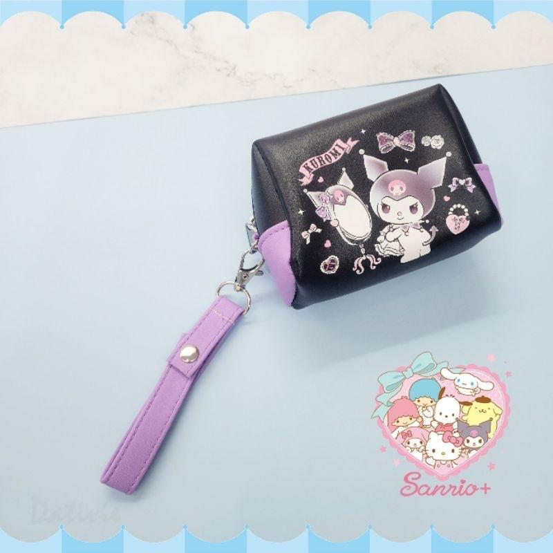 「日本🇯🇵台灣」手拉立體錢包-三麗鷗SANRIO KITTY/庫洛米黑/庫洛米紫/雙子星 正版授權-細節圖5
