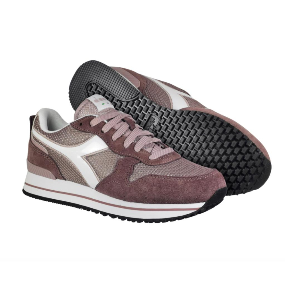 『DIADORA』OLYMPIA PLATFORM WN女段義大利設計復古鞋(粉紫)-細節圖4