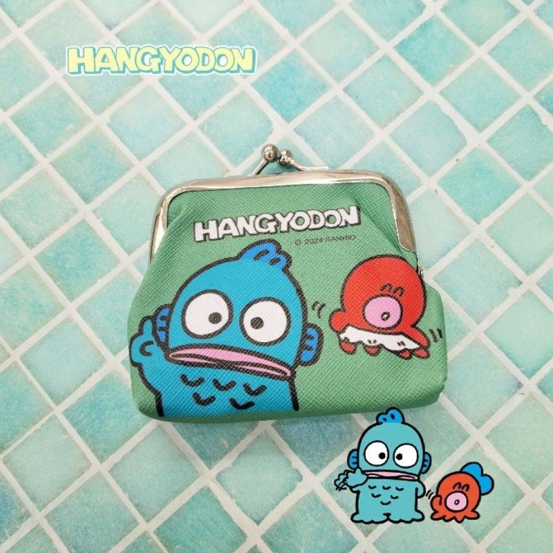 「日本🇯🇵」夾扣零錢包 收納 漢頓 hangyodon 三麗鷗sanrio正版授權-細節圖3