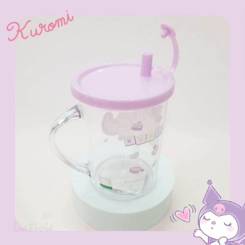 「日本🇯🇵」不銹鋼杯&牙刷杯&吸管杯&漱口杯-庫洛米 KUROMI 水杯 三麗鷗SANRIO正版授權-細節圖3