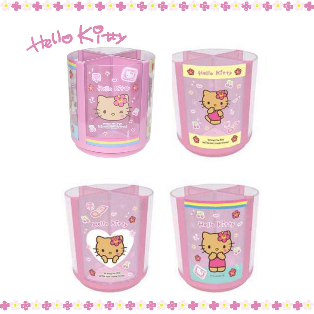 日燒旋轉筆筒-HELLO KITTY 三麗鷗 SANRIO 正版授權-細節圖3