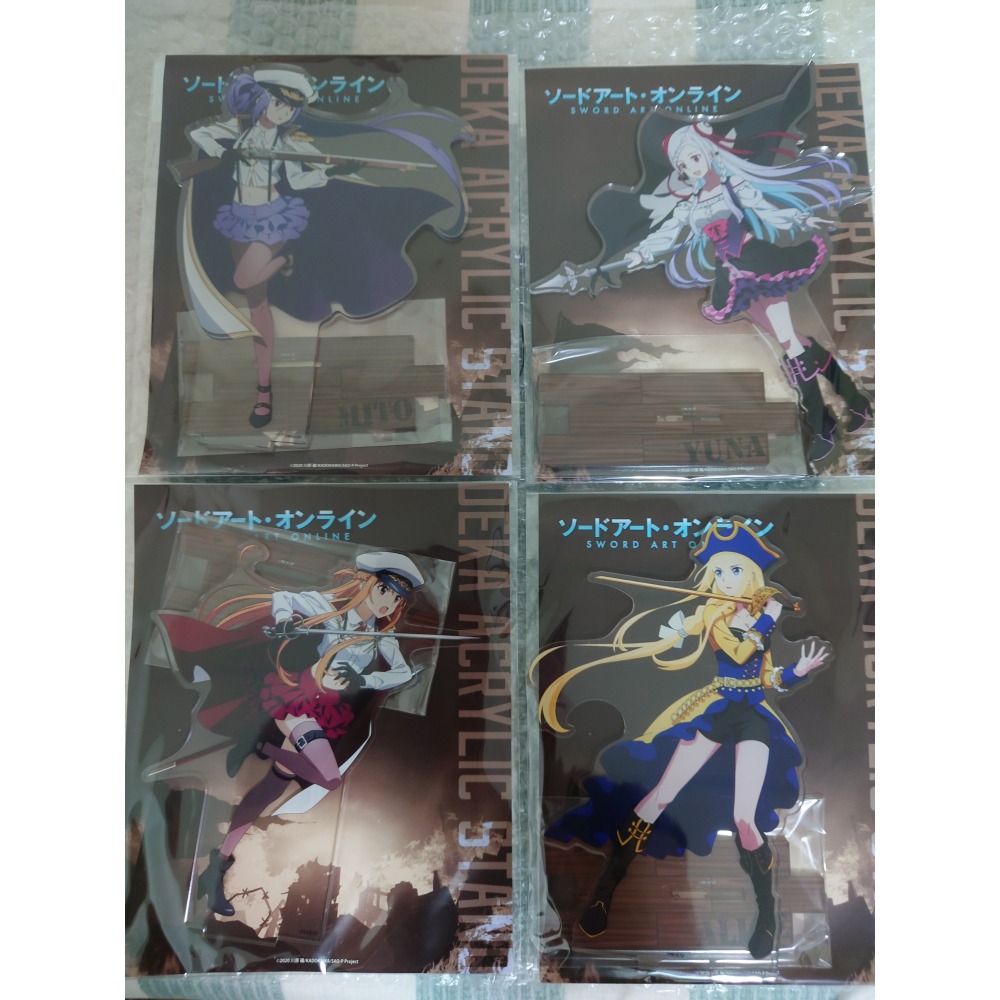 刀劍神域 SAO 海賊/海軍 Ver. 超大壓克力立牌 亞絲娜 愛麗絲 米特 尤娜-細節圖2