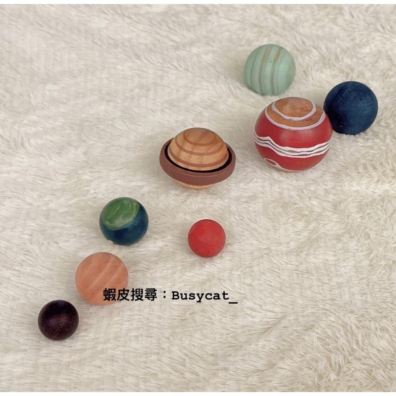 Busycat立體星球 太陽系八大行星模型球木質幼兒玩具兒童探索宇宙太空認知蒙特利梭教具 益智玩具 幼兒教育首選-細節圖7