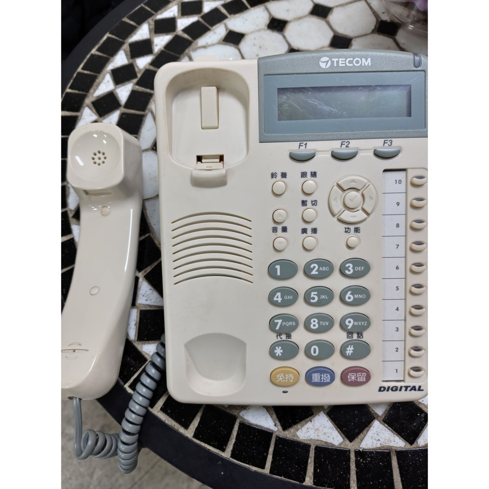 已售出~東訊電話總機 TECOM 話機 SD-7710E (非新品) $900-細節圖2
