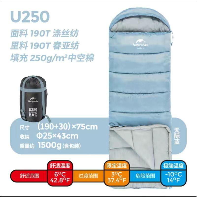 Naturehike挪客睡袋大人成人戶外帳篷露營冬季加厚單人便攜羽絨棉-細節圖3