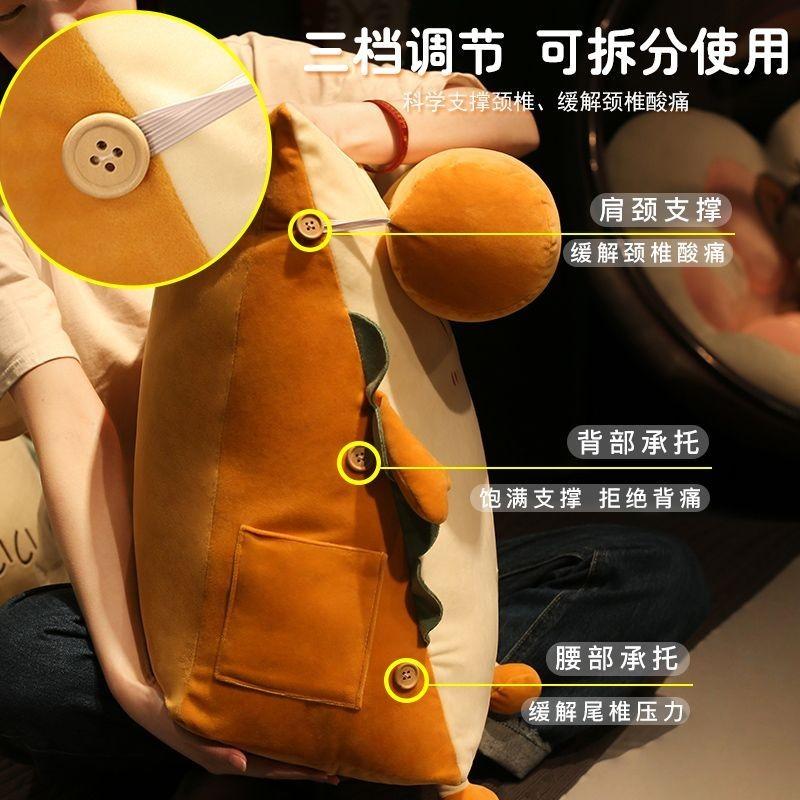 床頭靠背墊靠枕寢室三角枕頭床上抱枕女生睡覺護腰枕沙發靠墊-細節圖2