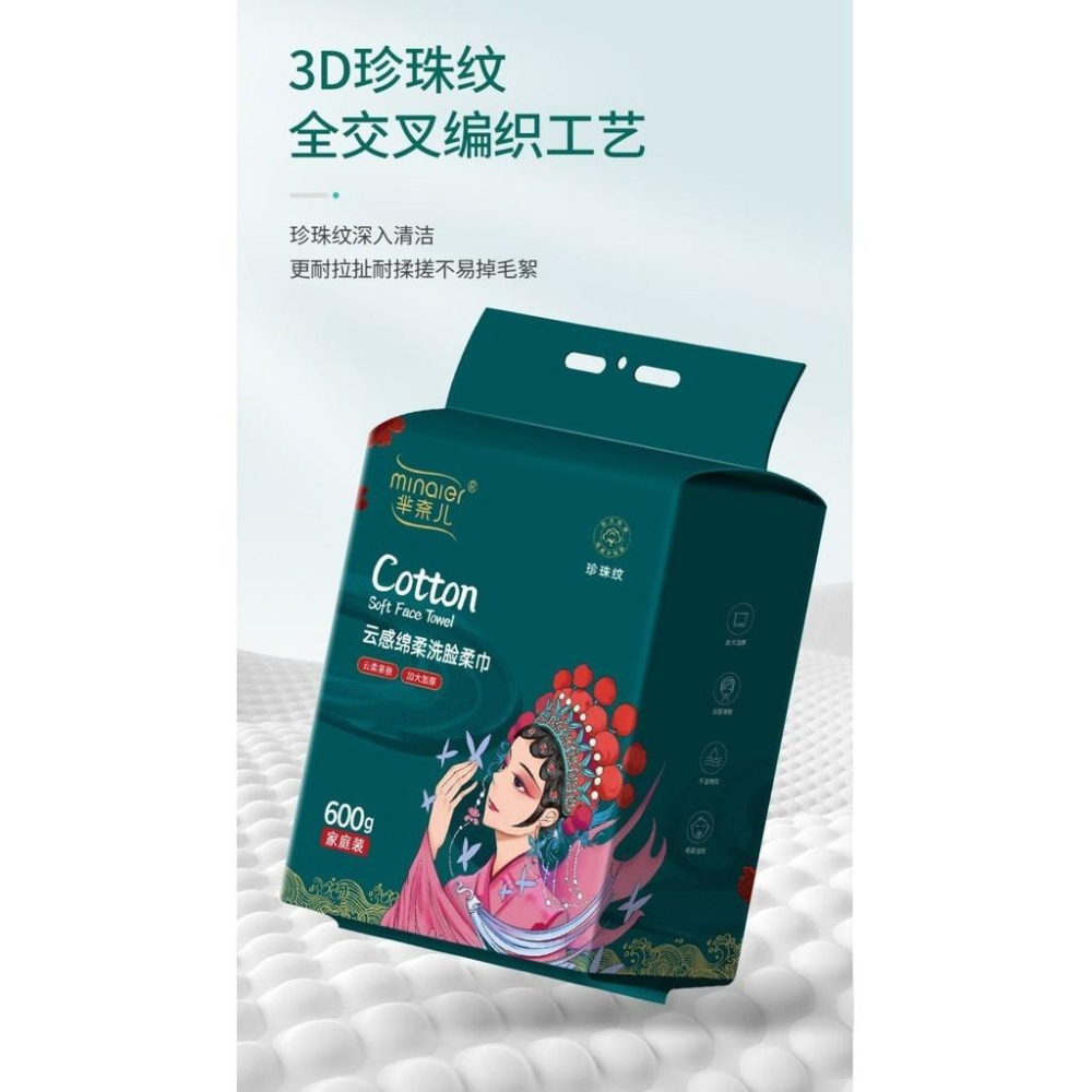 羋奈兒懸掛洗臉巾加大加厚全新純棉潔面巾大包600g-細節圖9