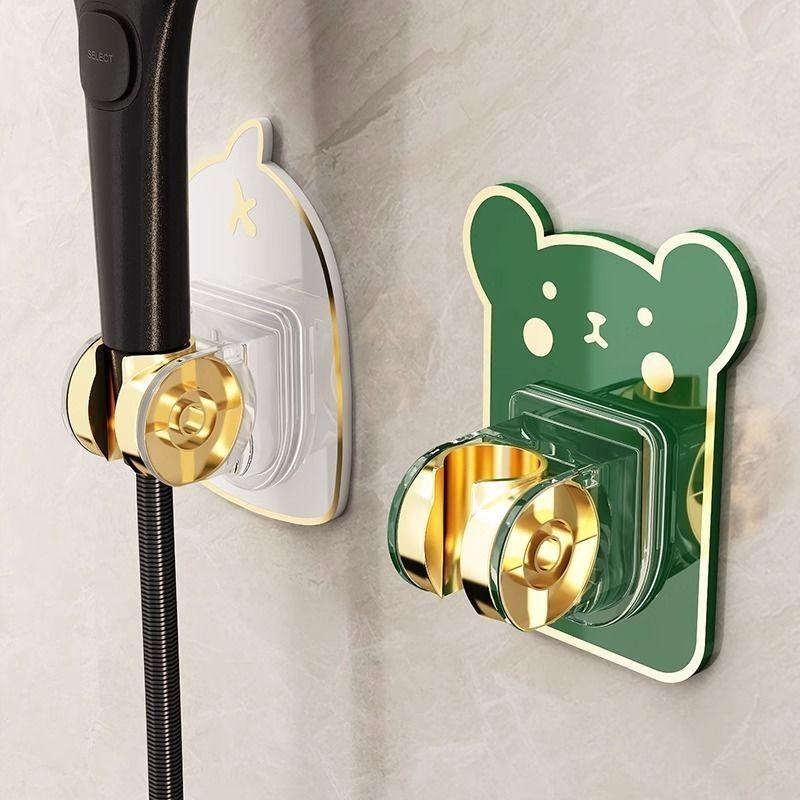 蓮蓬頭支架通用型免打孔浴室淋浴固定神器可調式噴頭掛鉤座底座配件-細節圖2