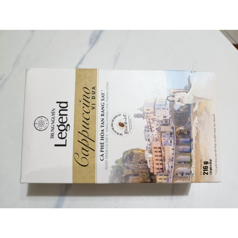 中原咖啡 Legend 椰香卡布奇諾即溶咖啡粉 (12條入/216g) 濃郁絲滑-細節圖3