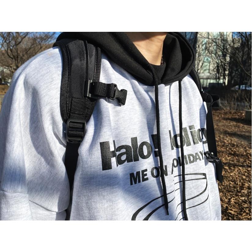 拼接撞色重磅寬大帽T 帽T 韓版 帽踢 情侶衣 長袖  刺繡 內刷毛 寬鬆 男女皆可 落肩 男裝 撞色感-細節圖5