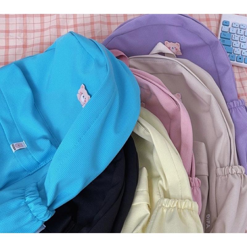 ins 多巴胺色後背包 多色 背包 後背包 多巴胺 學生-細節圖9