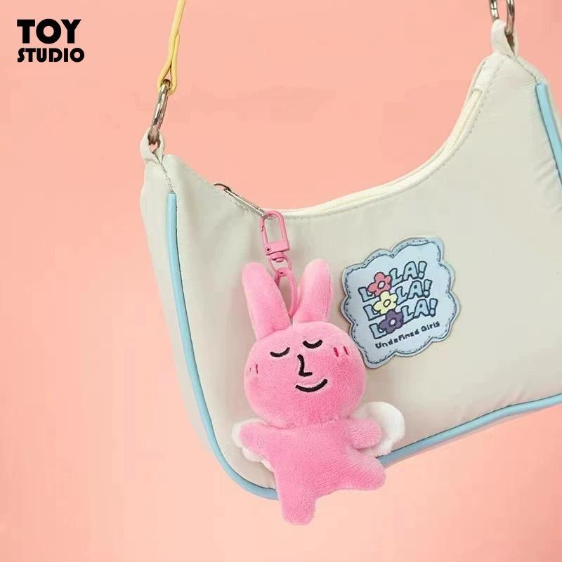 粉紅兔子 搞笑吊飾 掛件 兔子 💘🤩 交換禮物 情人節 粉紅 兔子-細節圖4