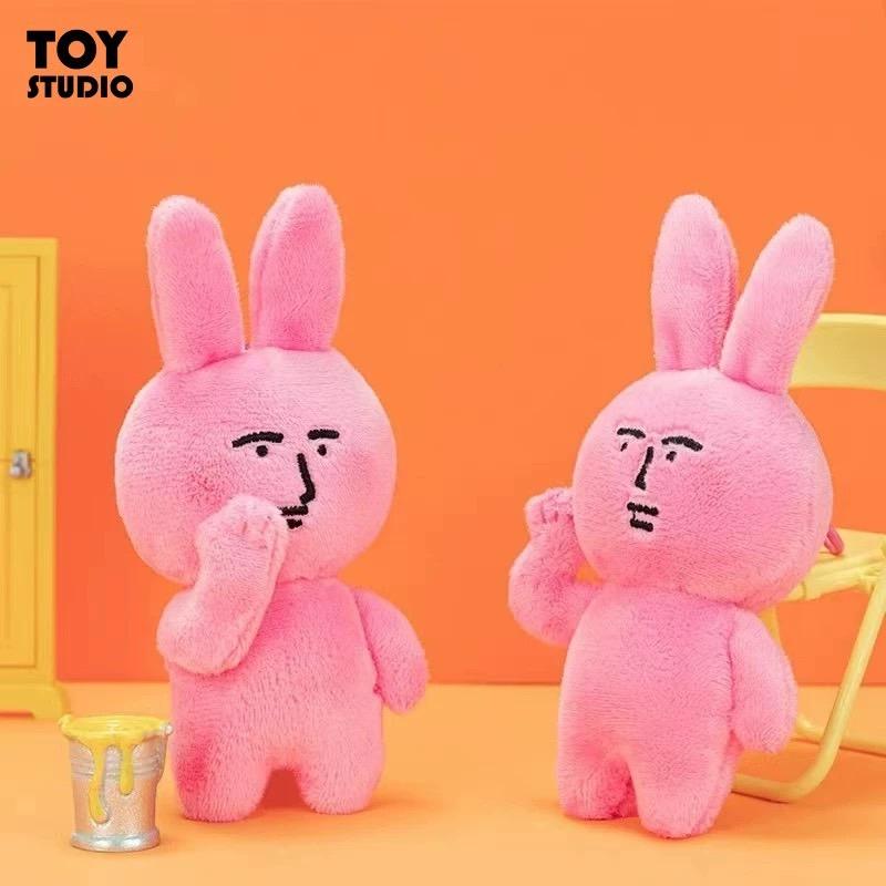 粉紅兔子 搞笑吊飾 掛件 兔子 💘🤩 交換禮物 情人節 粉紅 兔子-細節圖7