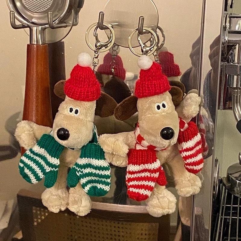 🐕酷狗 娃娃 🐕 掌門狗 ins 吊飾 毛絨玩具 卡通 吊飾 實拍 情侶 交換禮物 聖誕節 送禮 禮物-細節圖2