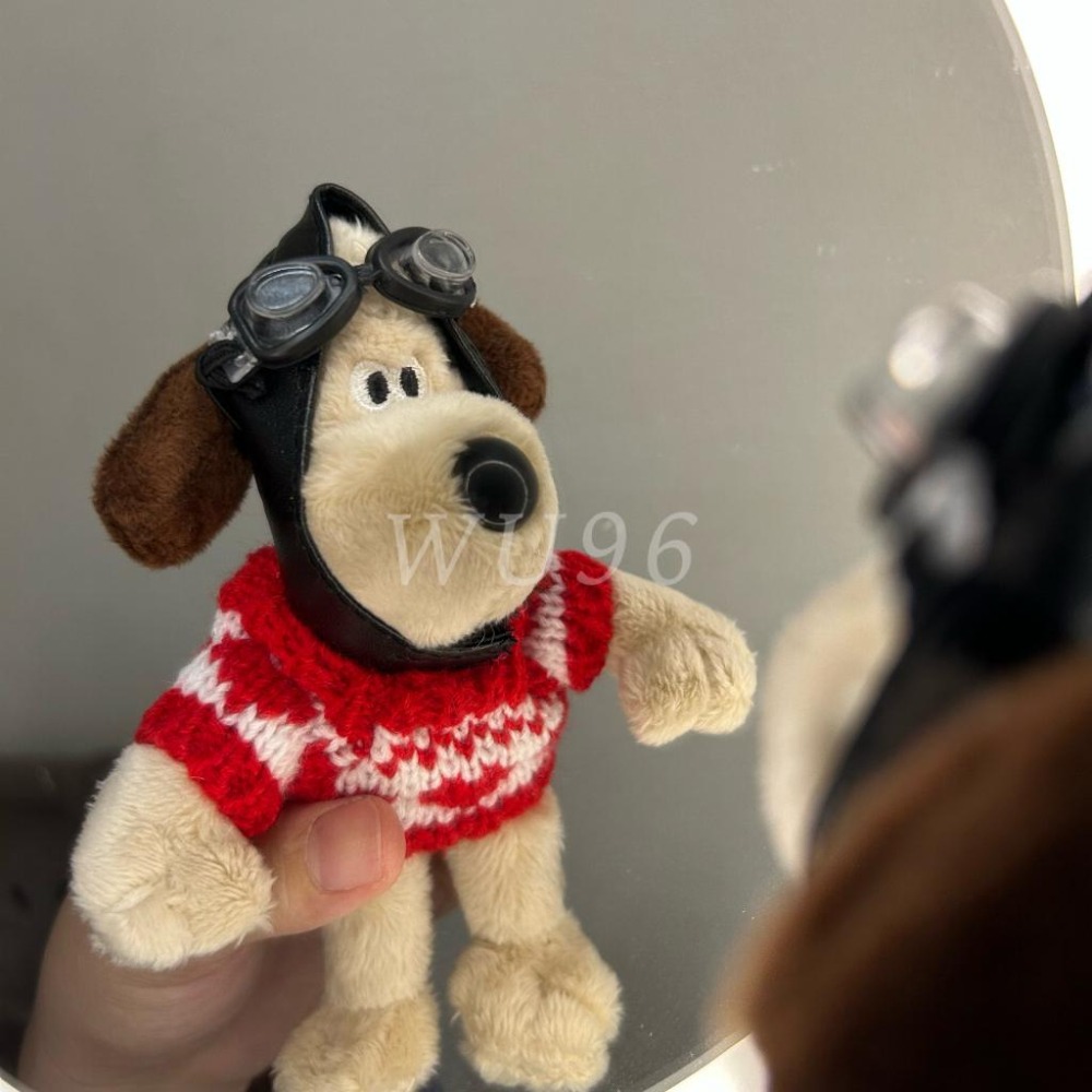 🐕酷狗 娃娃 🐕 掌門狗 ins 吊飾 毛絨玩具 卡通 吊飾 實拍 情侶 交換禮物 聖誕節 送禮 禮物-細節圖3