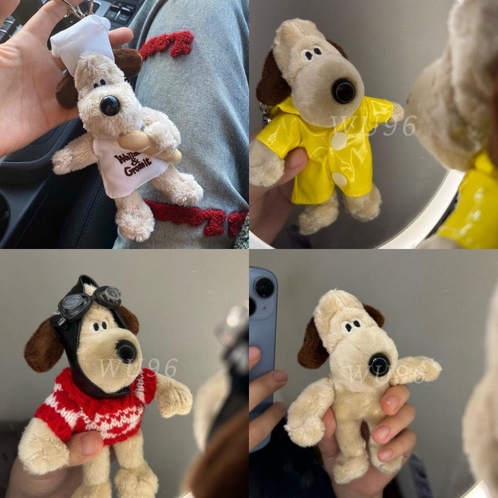 🐕酷狗 娃娃 🐕 掌門狗 ins 吊飾 毛絨玩具 卡通 吊飾 實拍 情侶 交換禮物 聖誕節 送禮 禮物-細節圖4