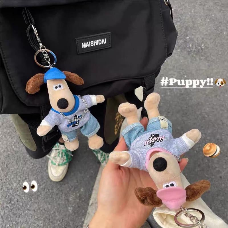 🐕酷狗 娃娃 🐕 掌門狗 ins 吊飾 毛絨玩具 卡通 吊飾 實拍 情侶 交換禮物 聖誕節 送禮 禮物-細節圖10