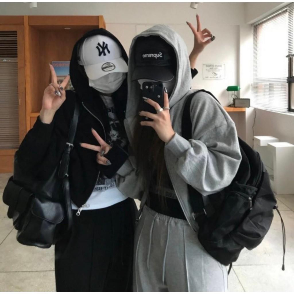 短版拉鍊連帽外套 女版 短版 連帽外套 刷毛 抽繩 休閒外套 棉外套 情侶 外套 刷毛外套 素面 素色 百搭-細節圖2