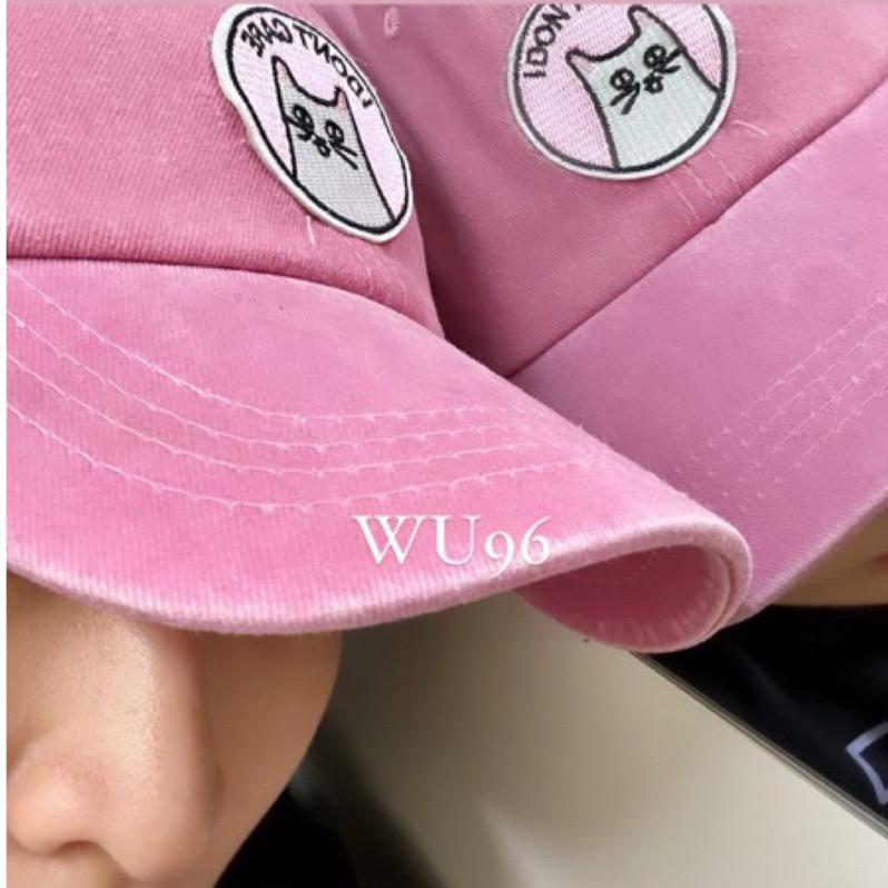 貓貓帽帽 貓咪 帽子 老帽 粉色 Y2K