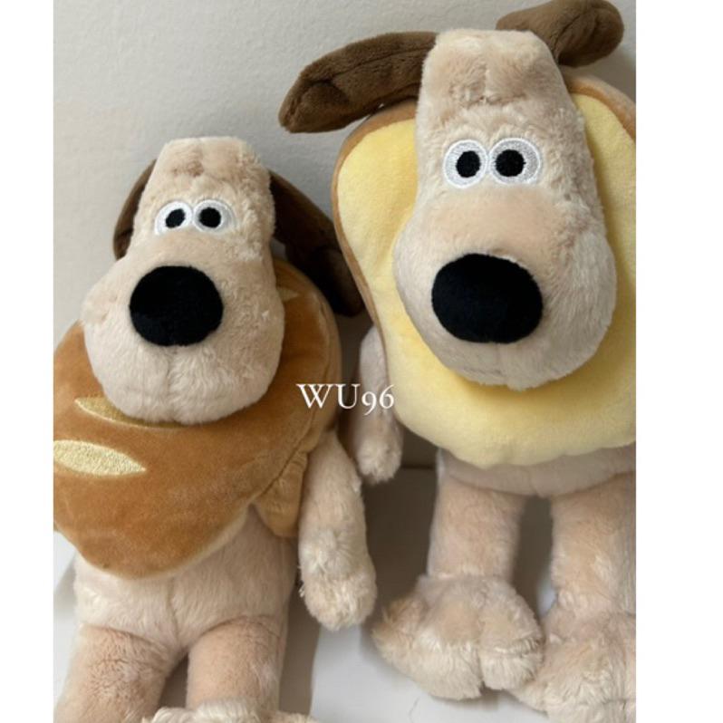 聖誕小狗 交換禮物 酷狗 娃娃 掌門狗 ins 23cm 玩偶 毛絨玩具 卡通 Gromit 兔子 酷狗寶貝 狗 禮物-細節圖4