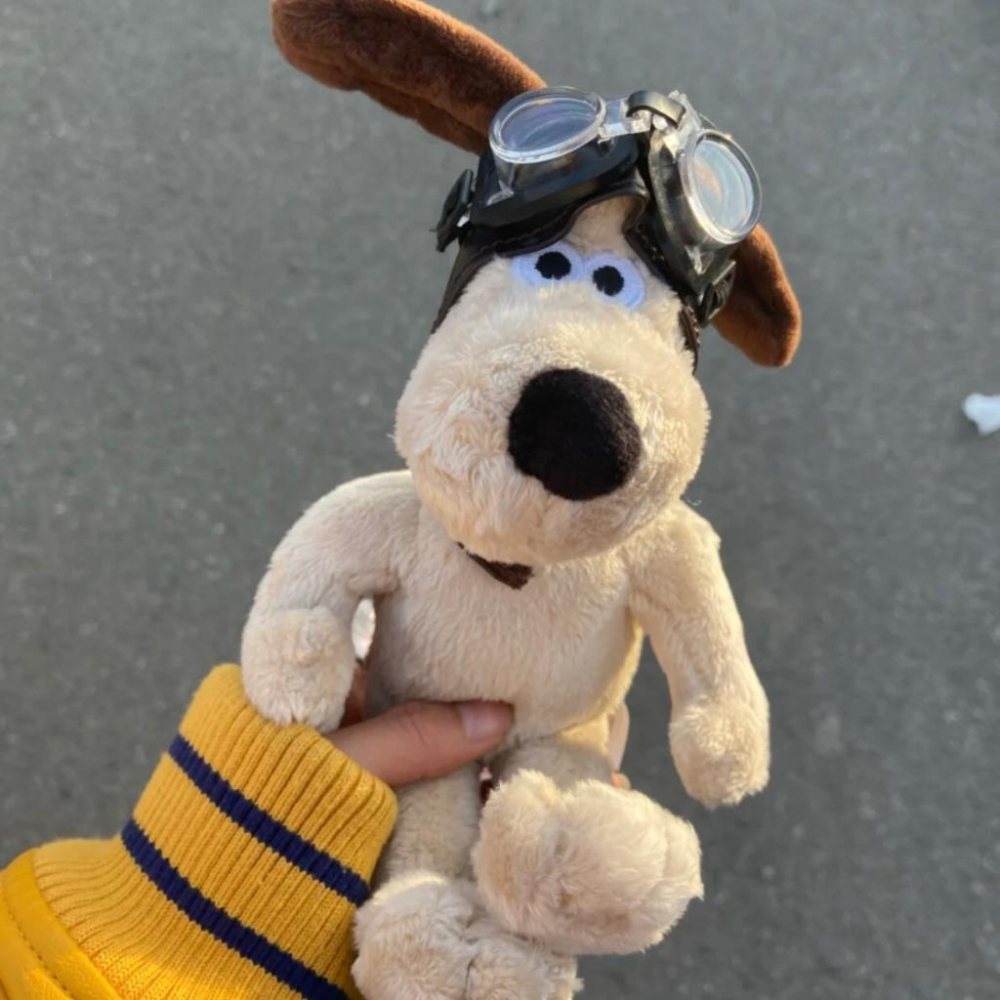 聖誕小狗 交換禮物 酷狗 娃娃 掌門狗 ins 23cm 玩偶 毛絨玩具 卡通 Gromit 兔子 酷狗寶貝 狗 禮物-細節圖7