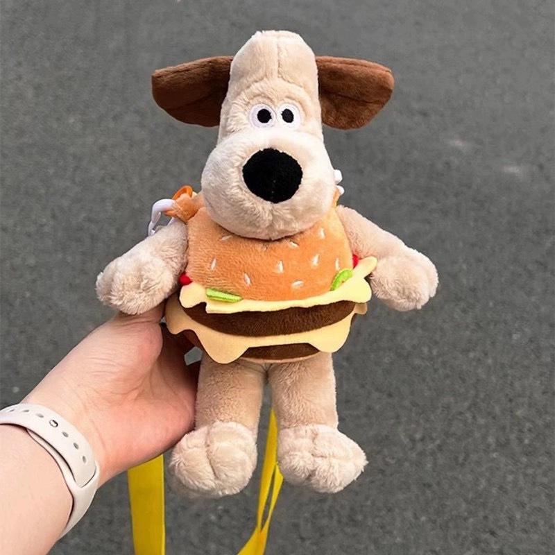 聖誕小狗 交換禮物 酷狗 娃娃 掌門狗 ins 23cm 玩偶 毛絨玩具 卡通 Gromit 兔子 酷狗寶貝 狗 禮物-細節圖8