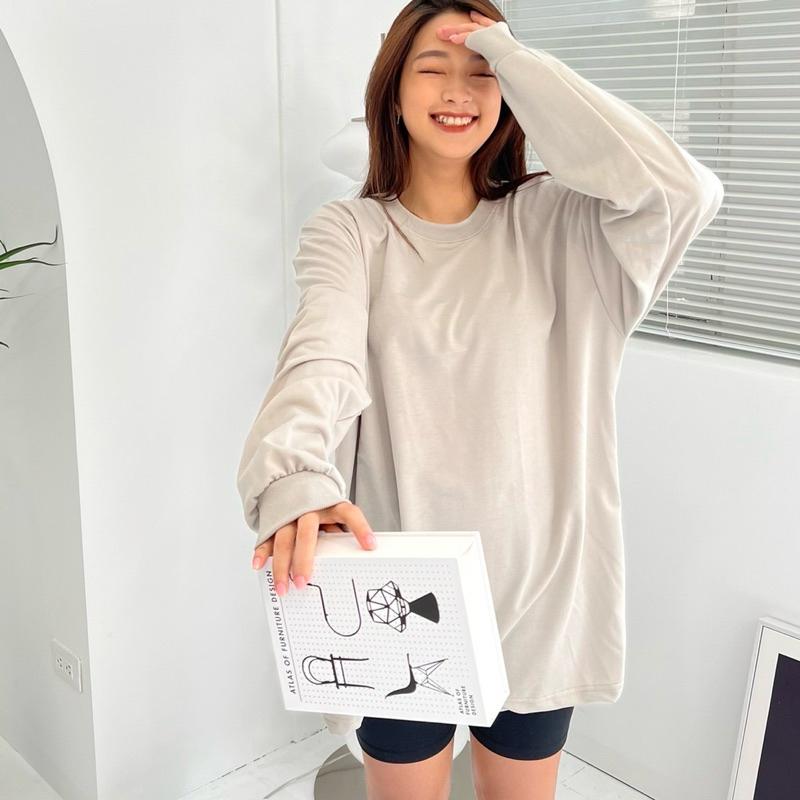 基本百搭款薄長袖 長t 長袖 薄款 韓系 男裝 女裝-細節圖3