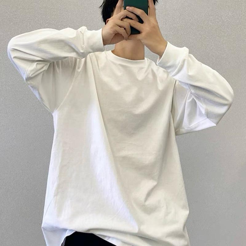 基本百搭款薄長袖 長t 長袖 薄款 韓系 男裝 女裝-細節圖5