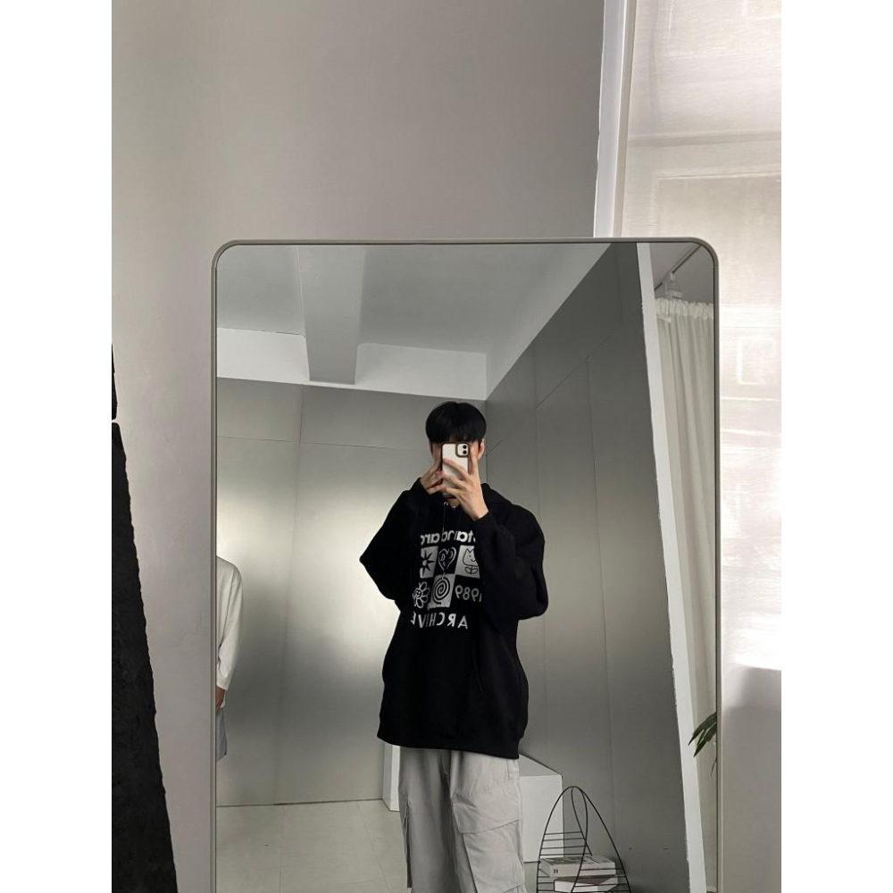 MOTORSPORTS賽車風刷毛帽踢 TEE 長袖 衛衣-細節圖7