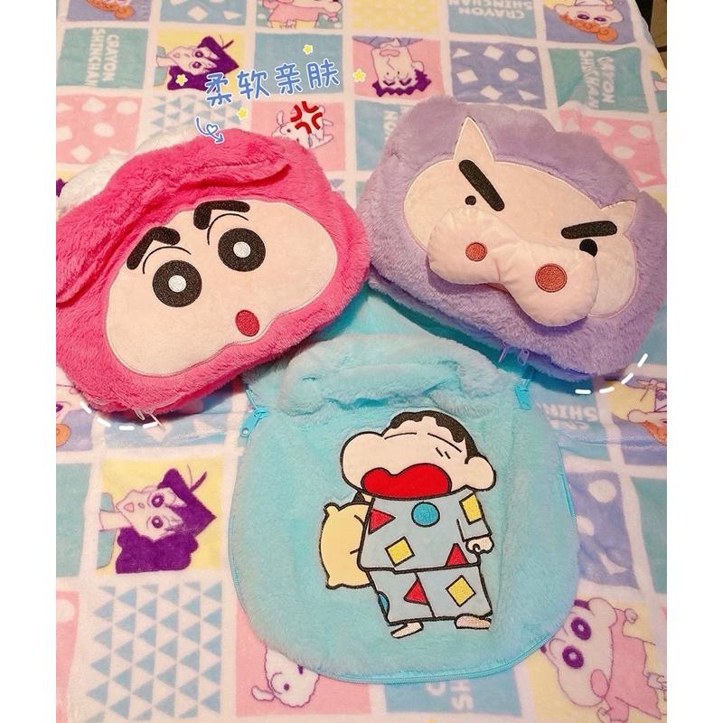 蠟筆小新兩用毯 交換禮物 毯子 被子 車用 小新 靠枕-細節圖5