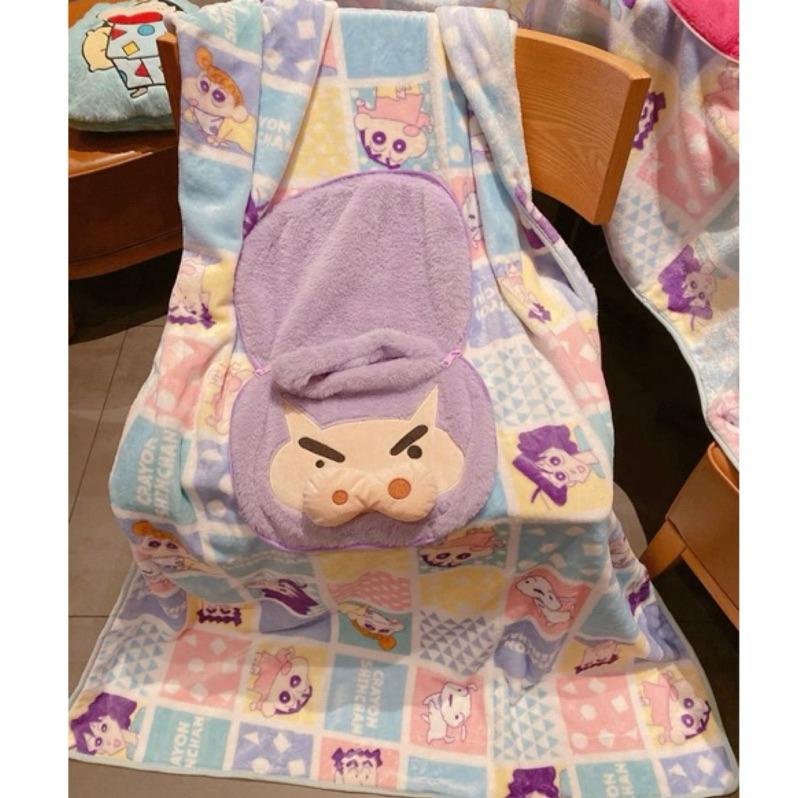 蠟筆小新兩用毯 交換禮物 毯子 被子 車用 小新 靠枕-細節圖6