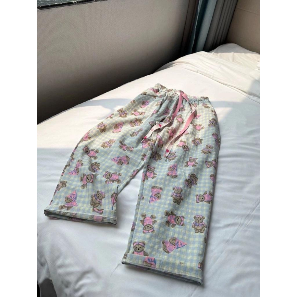 韓國/小熊 泡泡棉睡褲 居家-細節圖6