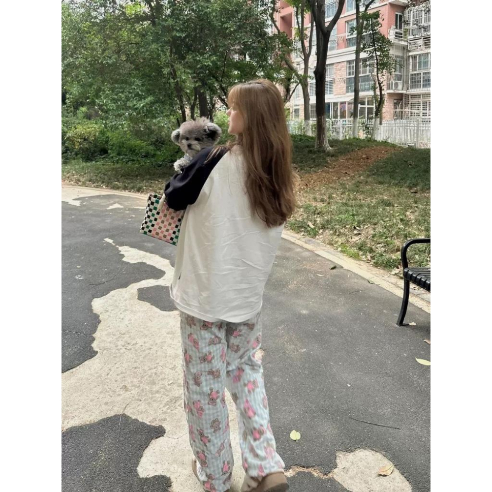 韓國/小熊 泡泡棉睡褲 居家-細節圖7