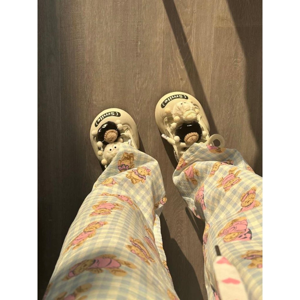 韓國/小熊 泡泡棉睡褲 居家-細節圖8